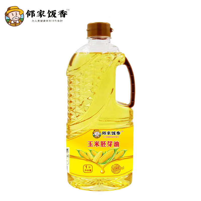 邻家饭香 LJFX54 压榨一级1L玉米胚芽油 非转基因  瓶 1L