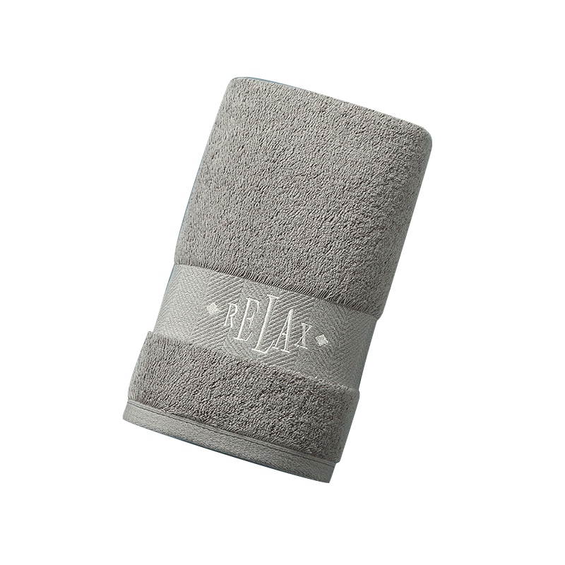 康尔馨希尔顿布莱恩单条面巾75*40*200g袋装（单位：条） 灰色