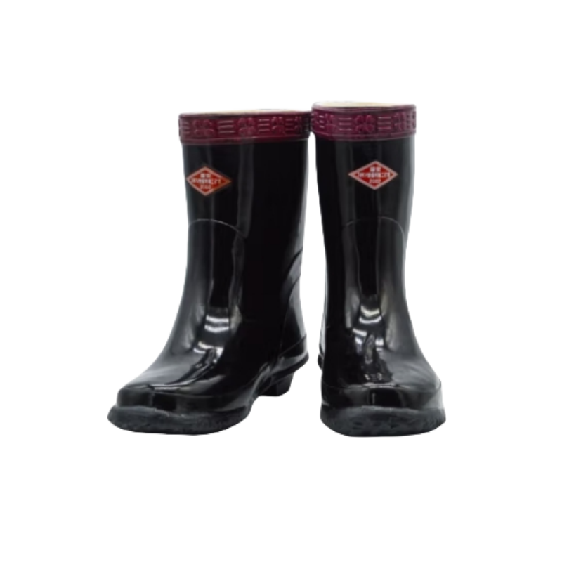 盛安 劳保绝缘鞋绝缘靴30KV电工鞋绝缘雨靴橡胶鞋42码（单位：双） 黑色