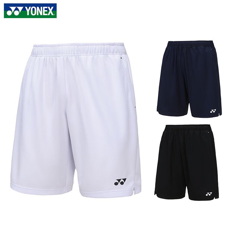 尤尼克斯羽毛球服短裤短裙运动服网球男女团购跑步速干透气 男款 120064BCR-007黑单位：件 黑色