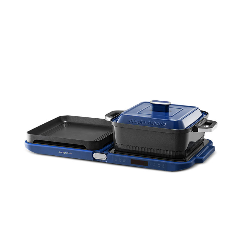 摩飞电器（Morphyrichards） 折叠多功能锅 MR9188 3L  蓝色（单位：台）