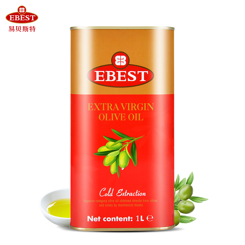 易贝斯特特级初榨1L瓶 红色