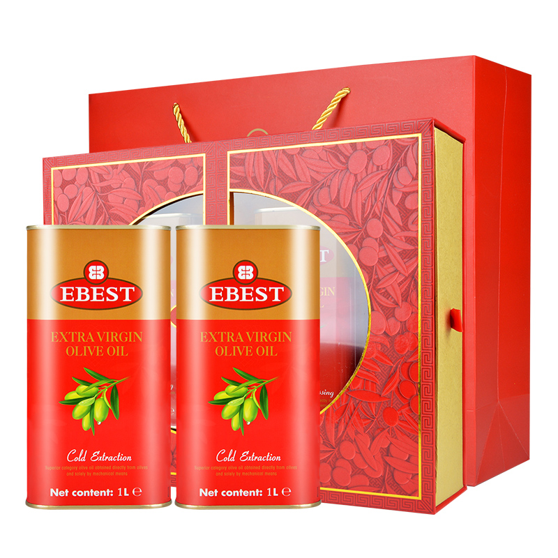 易贝斯特中国情礼盒1L铁*2精装礼盒 中国红