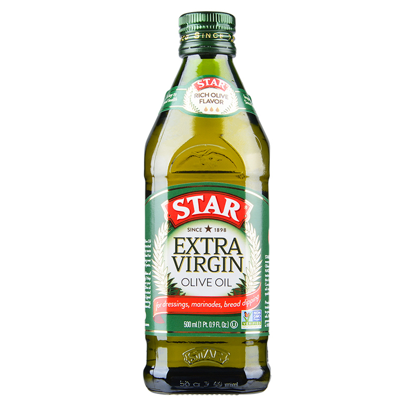 星牌特级初榨橄榄油500ml瓶 橄榄绿