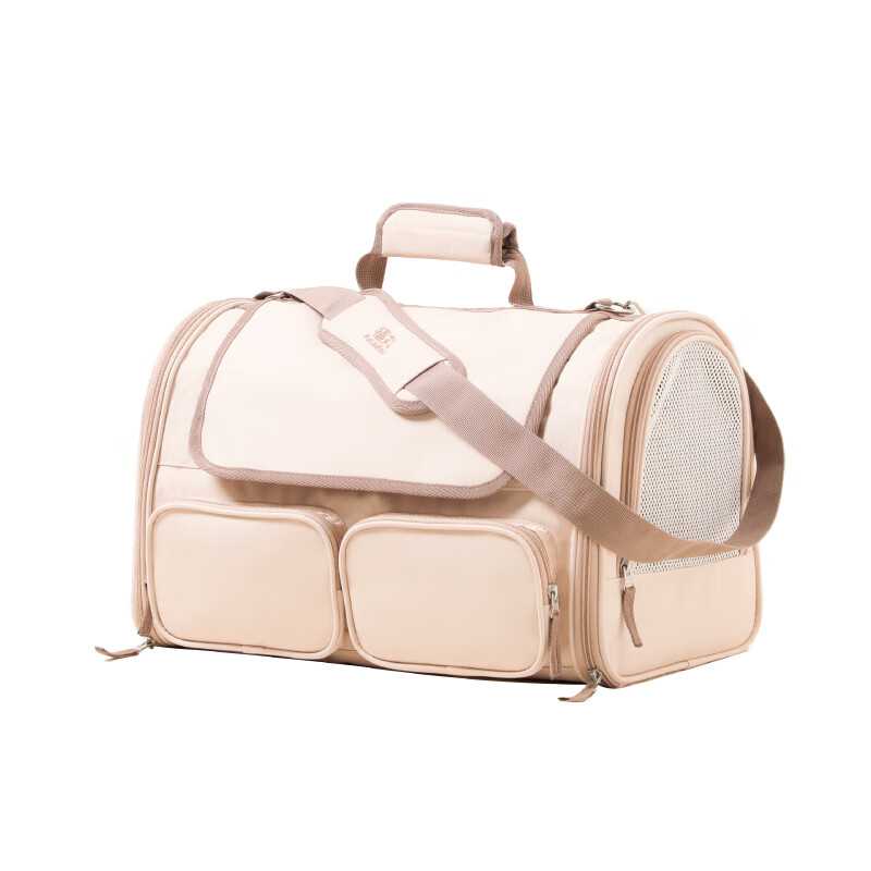 福丸猫包外出便携包航空箱大号猫狗宠物手提式太空舱透气背包（单位：个） 粉色