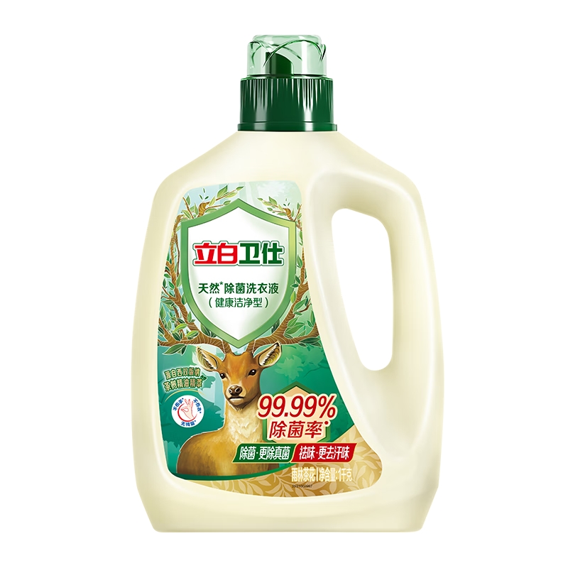 立白 天然除菌 1kg 除菌洗衣液 绿色（单位：瓶）