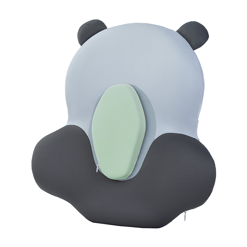 佳奥 胖达熊腰垫 240603J0100MB3+240603J0100SG10（单位：套） 浅灰色