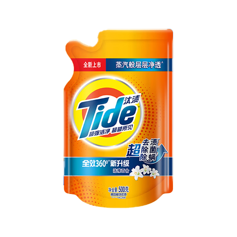 汰渍洗衣液纳米级去渍500g（单位：袋）  