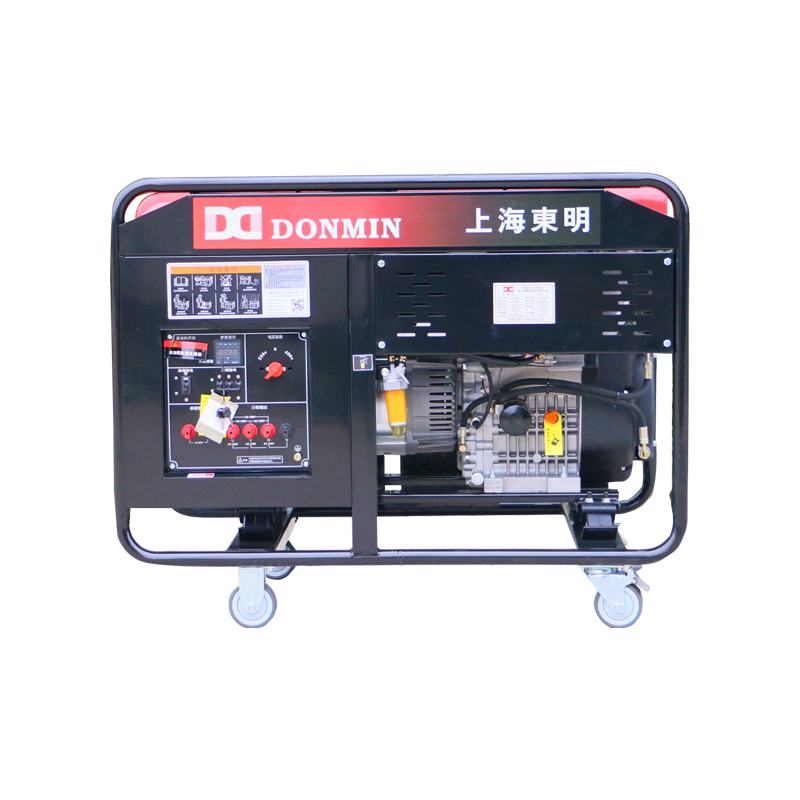 东明DONMIN 单三相12KW应急施工通信柴油发电机DMDS15000LE-1 台 黑色