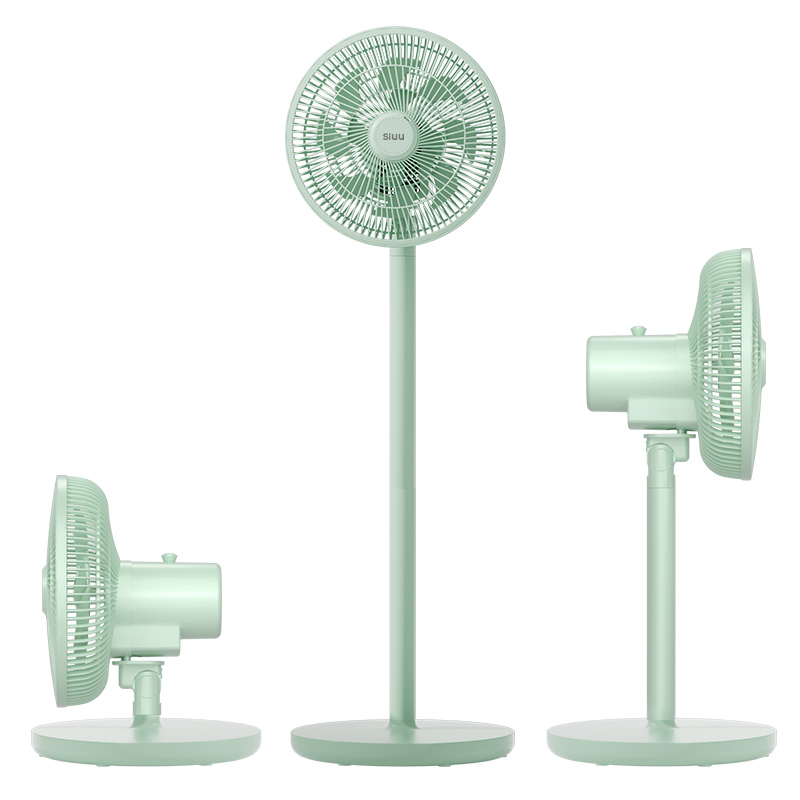 西佑电风扇12风叶落地扇台地扇 家用办公室台立可升降多功能大风力电扇F3Z（单位：台） 零度绿