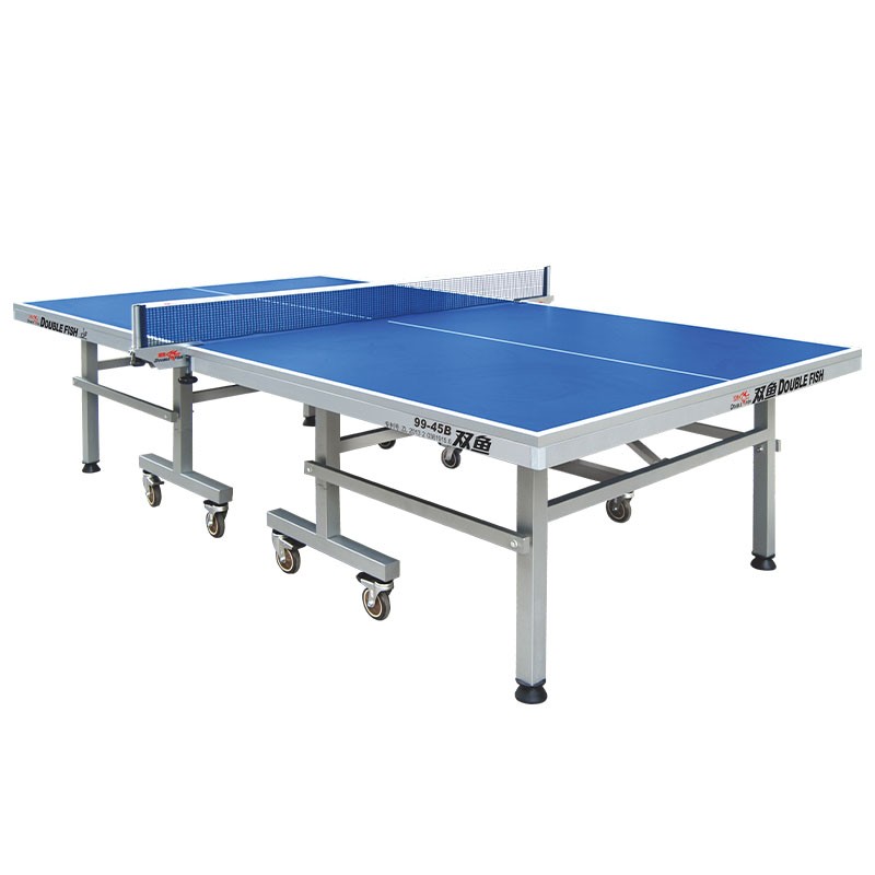 双鱼99-45B乒乓球台家用折叠移动乒乓球桌 单位：台 蓝色
