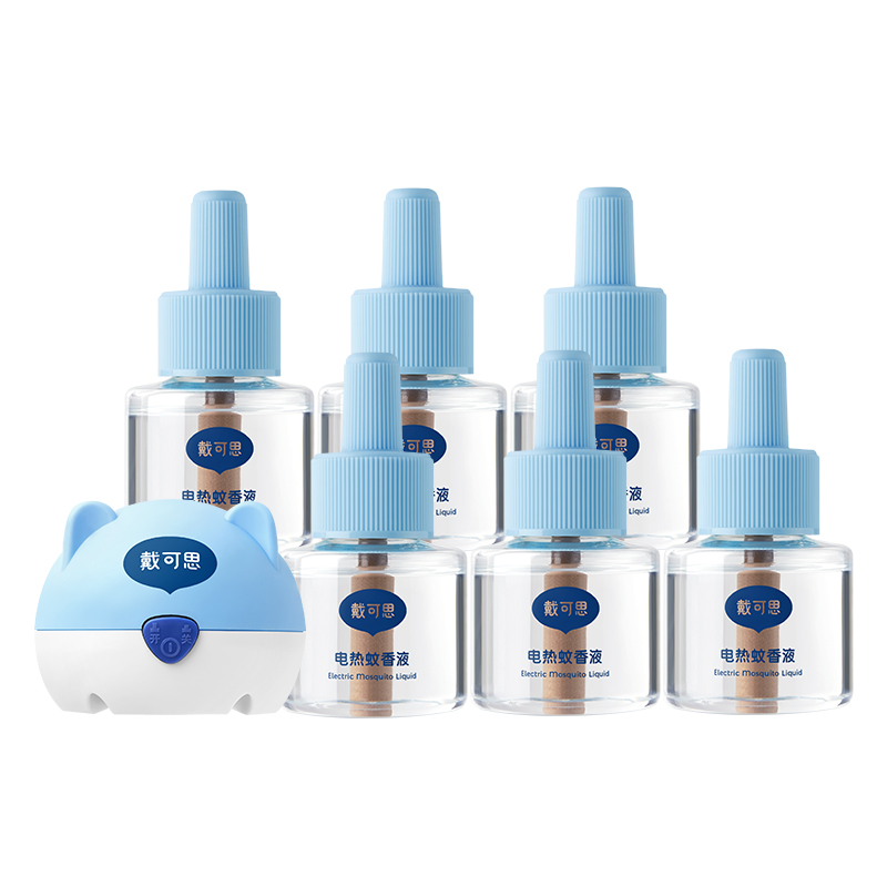 戴&middot;可&middot;思（Dexter）电热蚊香液无香型套装(1器+4液)（单位：套） 图片色