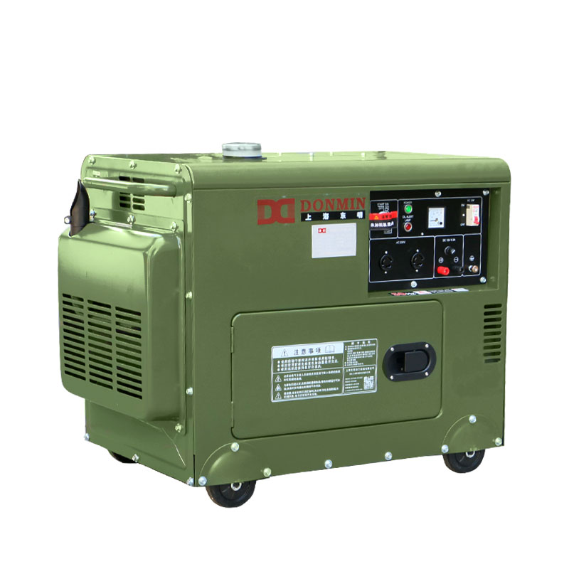 东明DONMIN 小型7kw户外应急备用便携式低噪音柴油发电机 SD9000-BD 台 军绿色