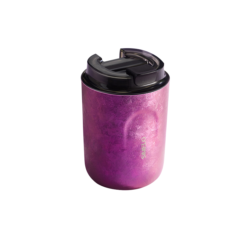 SIMELO印象京都琥珀金纯钛鲜萃咖啡杯380ML（单位：套） 璀璨红粉