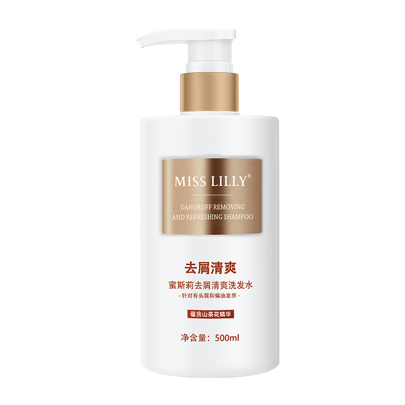 MISS LILLY蜜斯莉去屑清爽洗发水500g（单位：瓶） 亮白色