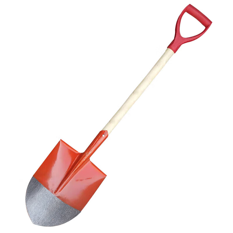 信霆 消防应急沙锹 加厚橘色铁锹抢险救援消防演习工具/把 红色