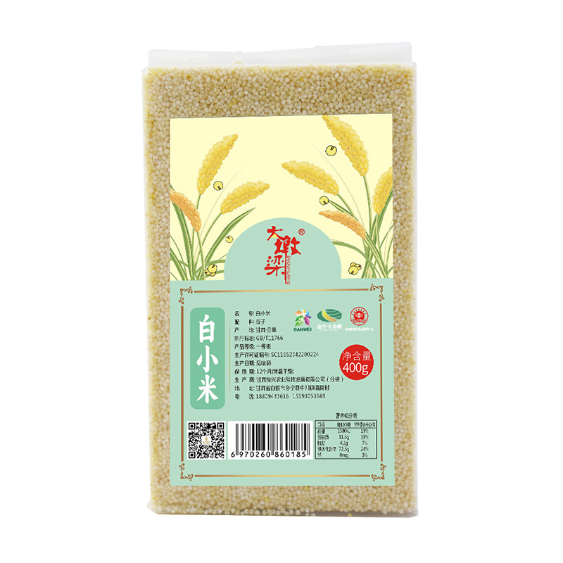 大墩梁 白小米（单位：袋） 400g*3袋