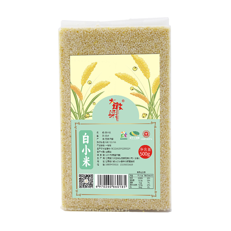 大墩梁 白小米（单位：袋） 500g*3袋