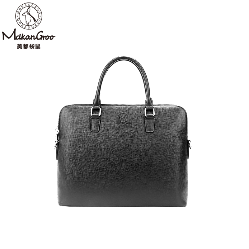 美都袋鼠/MDKANGROO男士商务公文包MDGWB803-5A（单位：个） 黑色