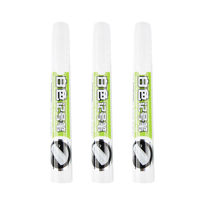 宝克（BAOKE）MP2904 油性速干可加墨记号笔 防水不易掉色大头笔/轮胎油漆笔 12支/盒 白色