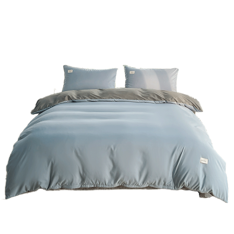 蓝若亭 LRT-FJ0012Y 亲肤四件套-卡斯诺200*230cm（单位：套） 灰蓝色