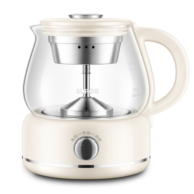 苏泊尔 1L容量 煮茶器煮茶壶花茶壶  SW-10C09 （台） 米黄色