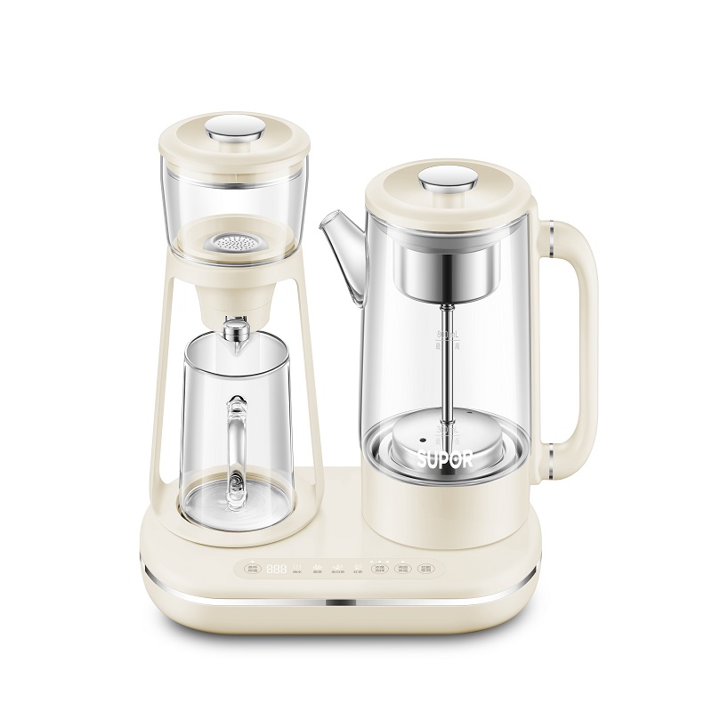 苏泊尔 煮茶器煮茶壶 蒸汽喷淋式蒸茶壶养生壶 SW-08C11（台） 米黄色