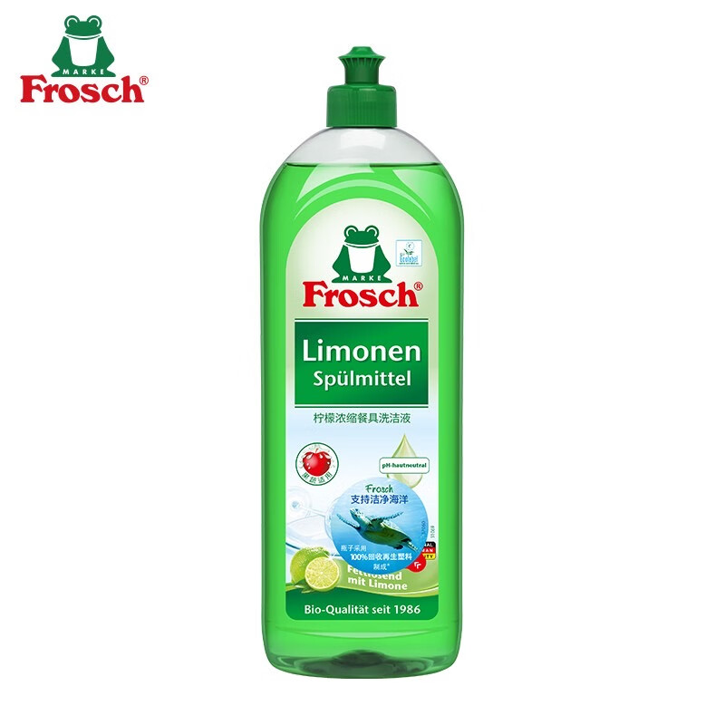 Frosch 柠檬浓缩餐具洗洁液750ml（单位：瓶） 750ml*1瓶