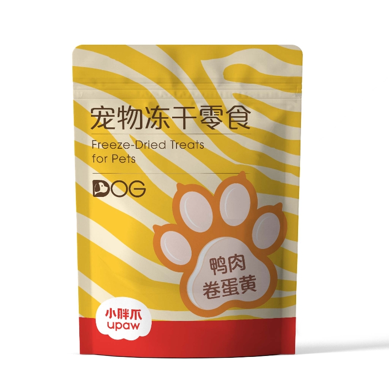 小胖爪 鸭肉卷蛋黄（无添加）狗狗零食100g*2（单位：袋） 自然色