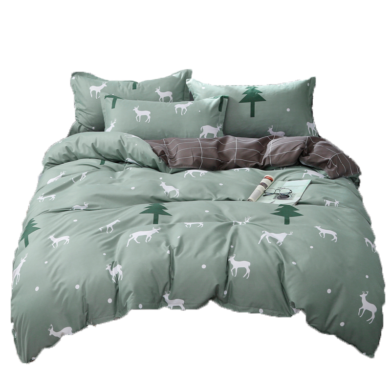 蓝若亭 LRT-FJ0022Y 四件套-畅享200*230cm（单位：套） 柠绿色