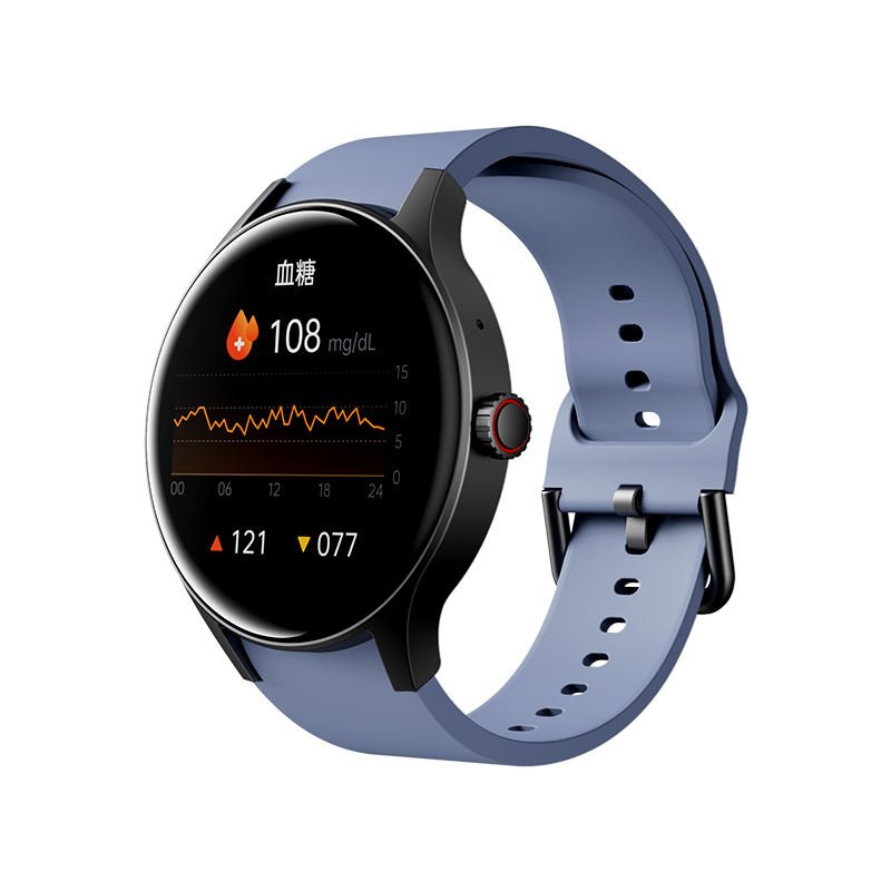 didoY血糖血压风险评估手表高清蓝牙通话智能手表老年人实时监测血氧Y22spro(单位：个） 蓝色