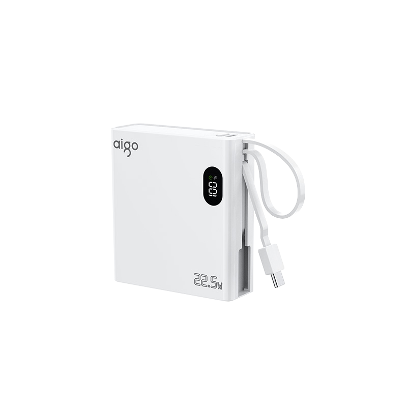 aigo 爱国者 移动电源 OL10000 白色 黑色（单位：个） 白色