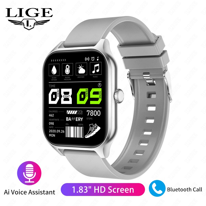 LIGE利格智能健康通话手表BW0508B灰色（单位：只） BW0508B灰色