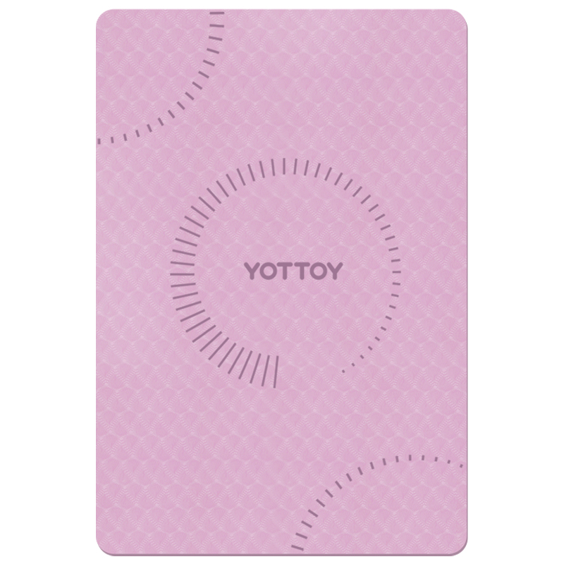 yottoy超大TPE双人瑜伽垫加厚加宽加长防滑垫子地垫儿童家用舞蹈练功垫 190*130/张 紫色