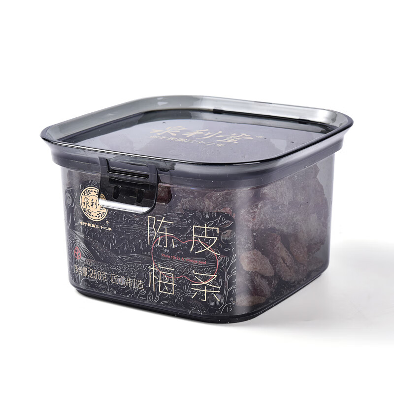 泉利堂陈皮梅条258g罐 单位:罐  