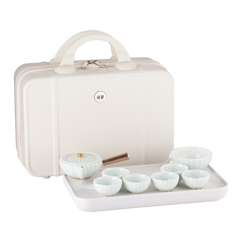 唯都青云之上茶具套装W-S411（单位：套） 青色