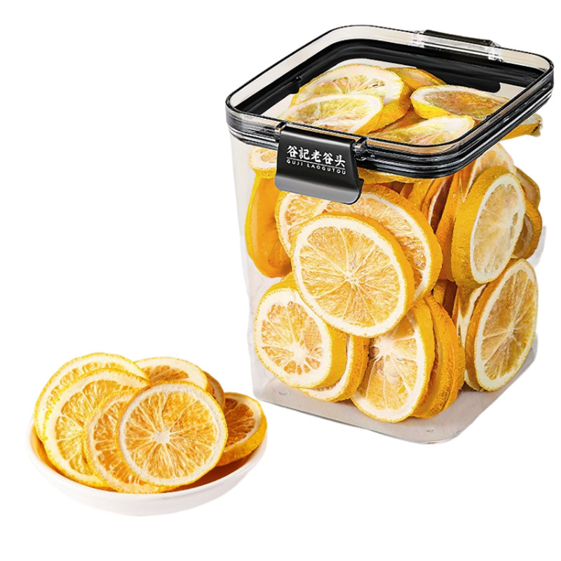 谷记老谷头 柠檬片冻干柠檬片泡水果茶120g/盒  