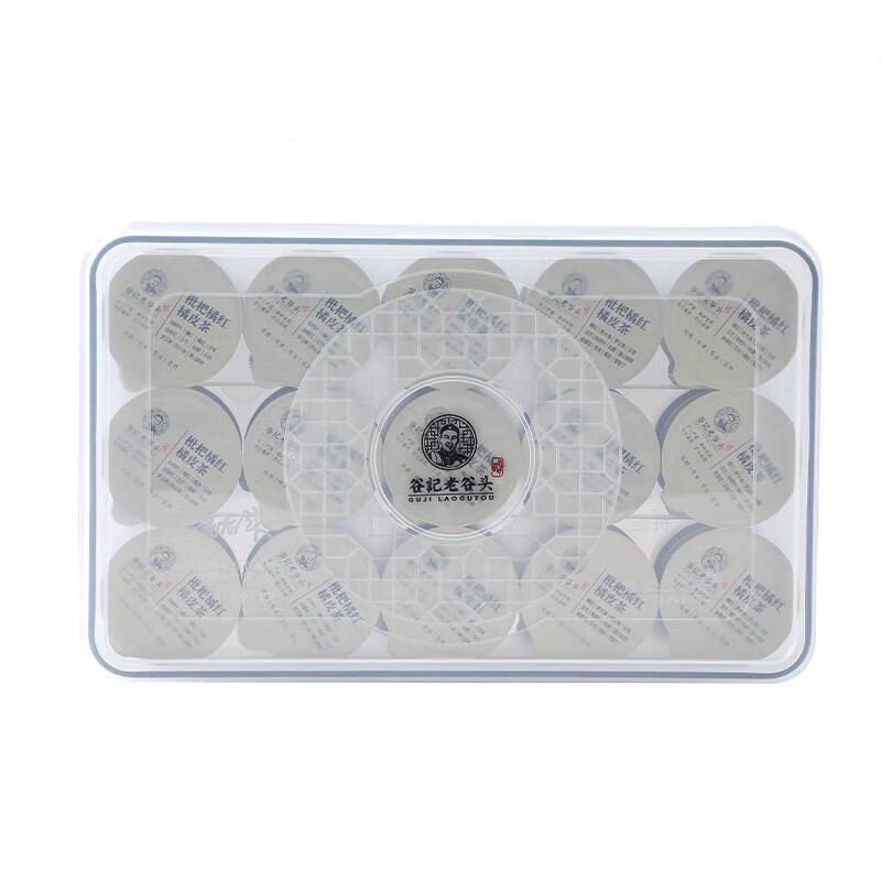 谷记老谷头 枇杷橘红橘皮茶450g（内含30罐）盒  