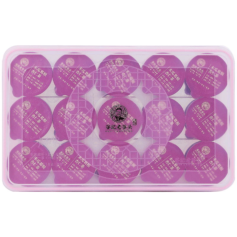 谷记老谷头 木瓜葛根杏仁茶510g（内含30罐）/盒  