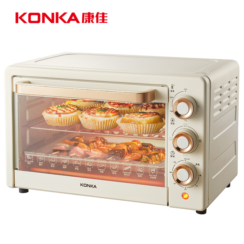 康佳（KONKA） KDKX-2222-W 18L 一机多功能 米黄色（单位：个）