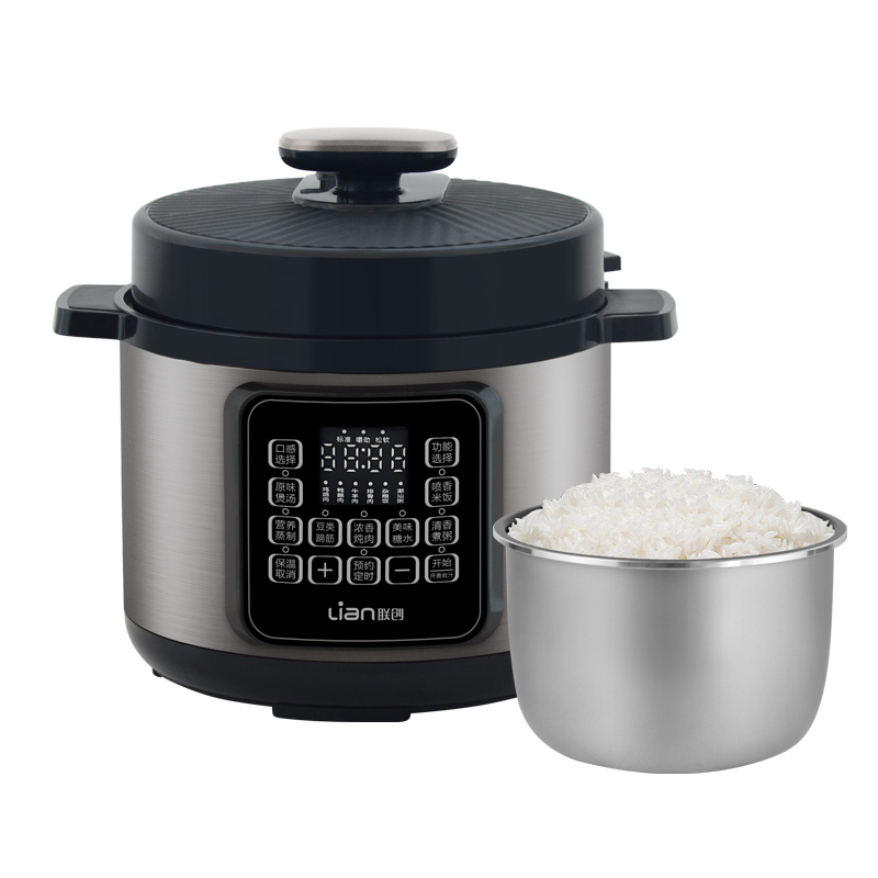 联创电压力锅高压鲜炖  猛火快煮DF-BL6036MB 容量：5L/台 深灰色
