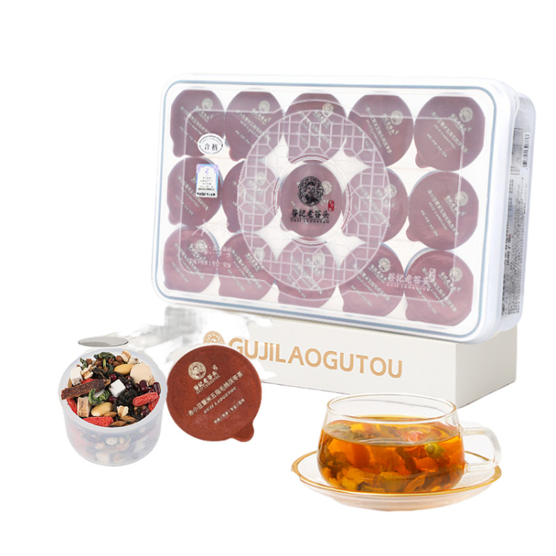 谷记老谷头 五指毛桃茯苓茶660g（内含30罐）盒  