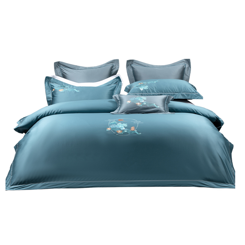 多喜爱-100支云锦缎四件套 江山赋230*229cm 无色 230*229cm