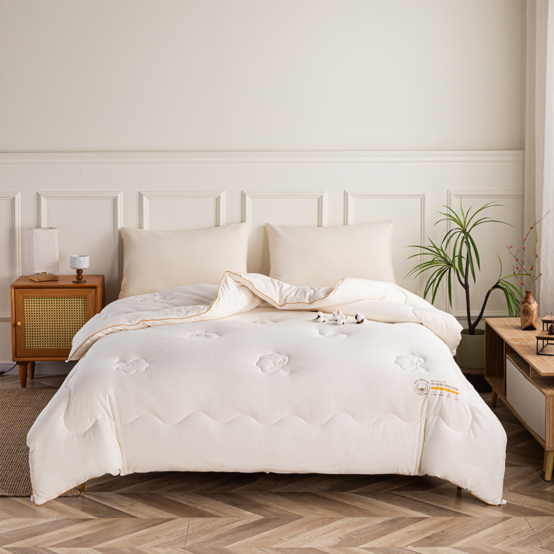 多喜爱-柔净A类新疆棉花四季被203*229cm（单位：床） 无色 203*229cm