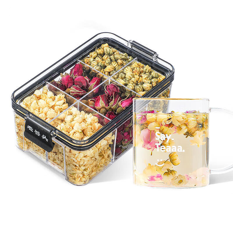 谷记老谷头 茉莉花茶玫瑰花菊花茶三花茶组合78g/盒  