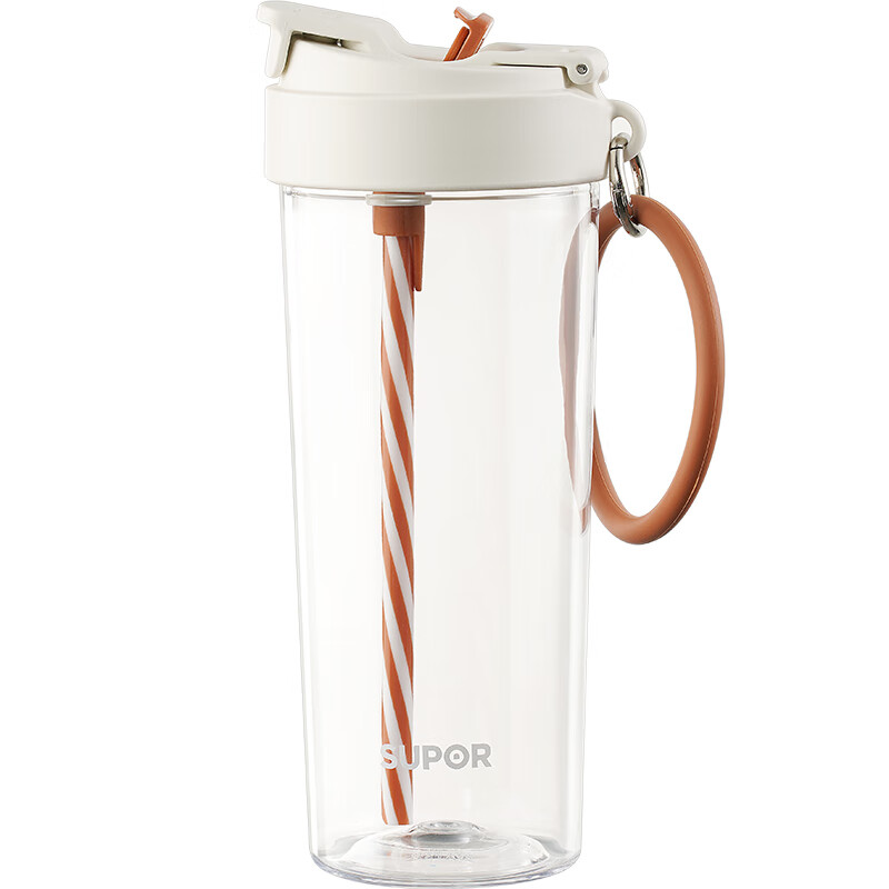 苏泊尔（SUPOR）KCP65JT10一盖双饮塑料泡饮杯650ML（个） 椰子棕