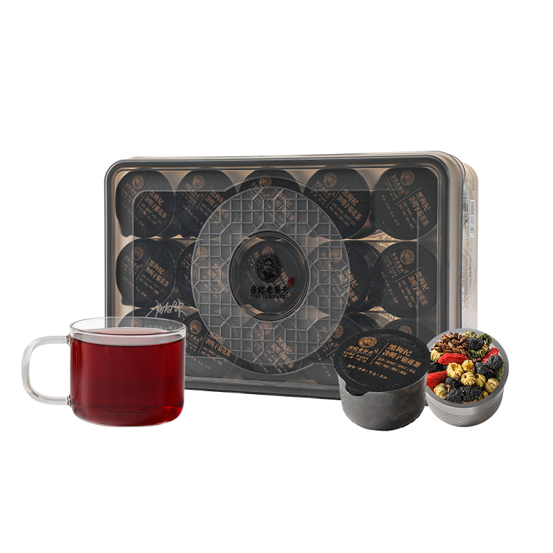 谷记老谷头 黑枸杞决明子菊花茶510g（内含30罐）盒  