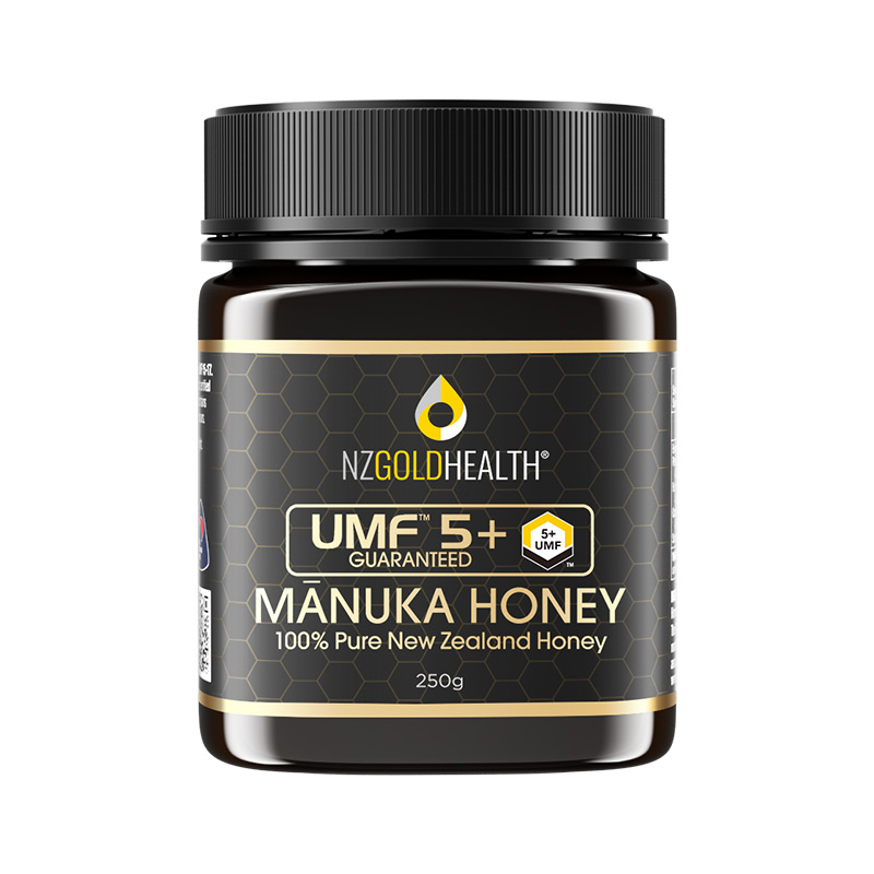 蜜兰达NZGOLDHEALTH 新西兰原装进口 麦卢卡蜂蜜UMF5+250g/瓶 蜂蜜UMF5+250g/瓶