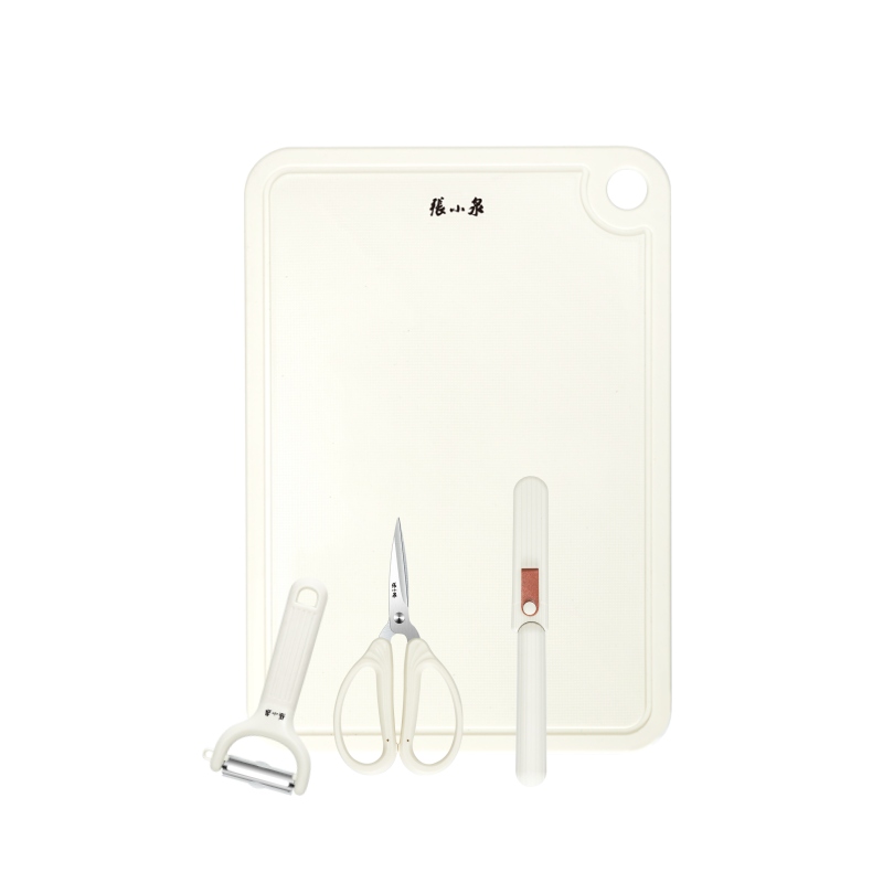 张小泉 伊果系列厨房套装 D400031 四件套 白色（单位：套）