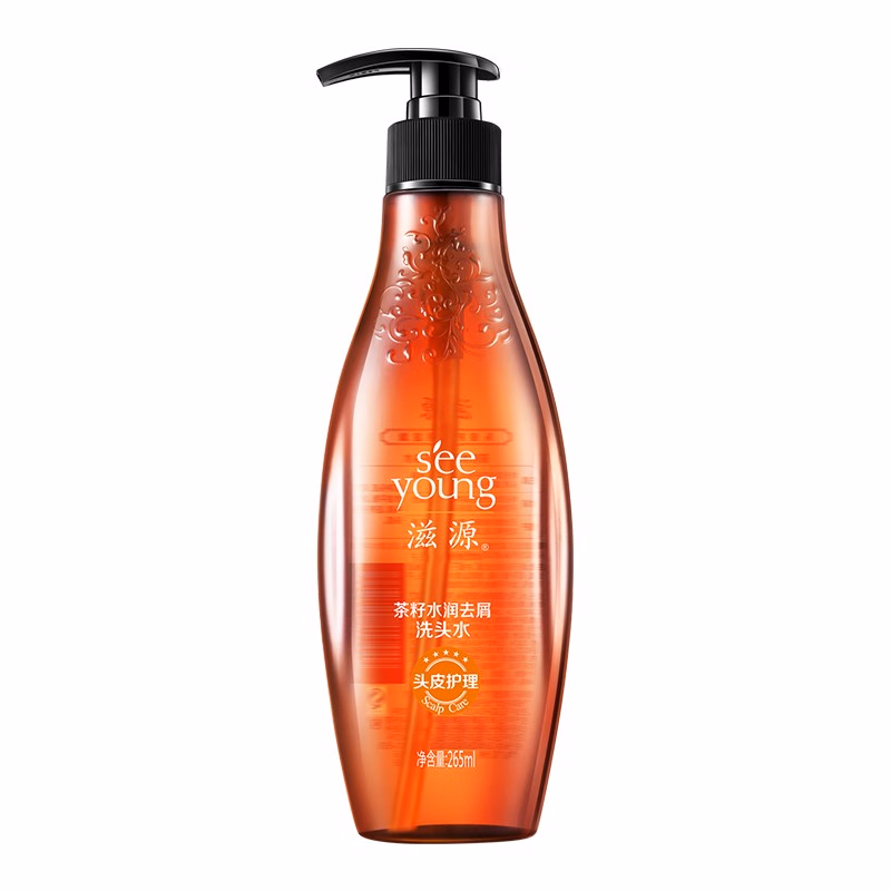 滋源茶籽水润去屑洗头水（中干性)265ml/瓶  